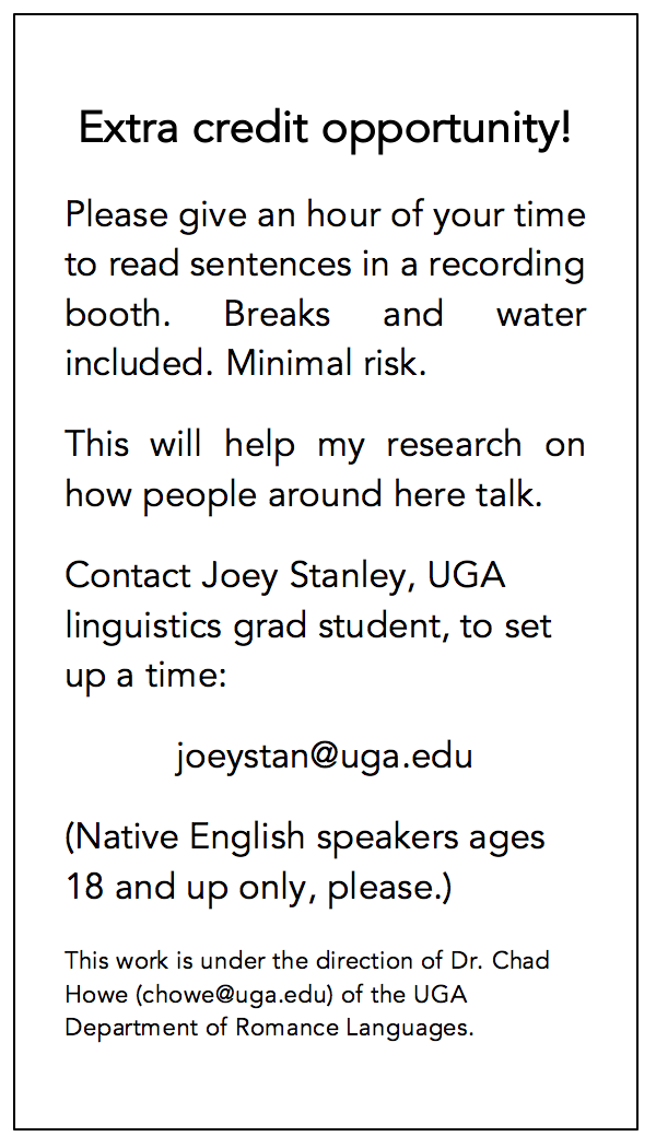Recruitment business card